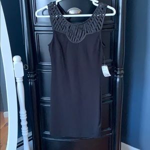 Tight black dress